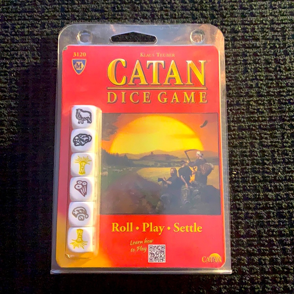 Catan Dice Game - opened / never used - good condition
